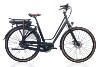 Vélo City E-Bike LUGANO 28" Mixte Gris foncé cadre Alu Nexus 8 Vitesses