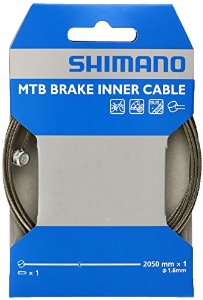 Câble de frein Shimano VTT Inox Ø 1.6mm x 2050 mm (Vendu à l'unité)