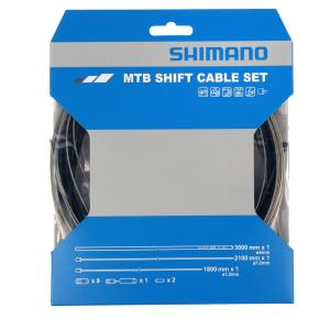 Kit câbles et gaines Dérailleurs Shimano VTT XTR Polymer Noir