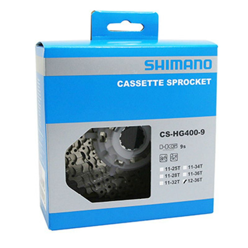 Chargez l'image dans la visionneuse de la galerie, Cassette VTT 9 Vitesses Shimano 12x36 CS-HG400-9
