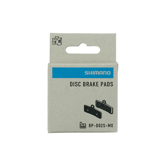 Chargez l&#39;image dans la visionneuse de la galerie, Plaquettes de Frein Shimano D02S-MX Métal avec ressort et Goupille
