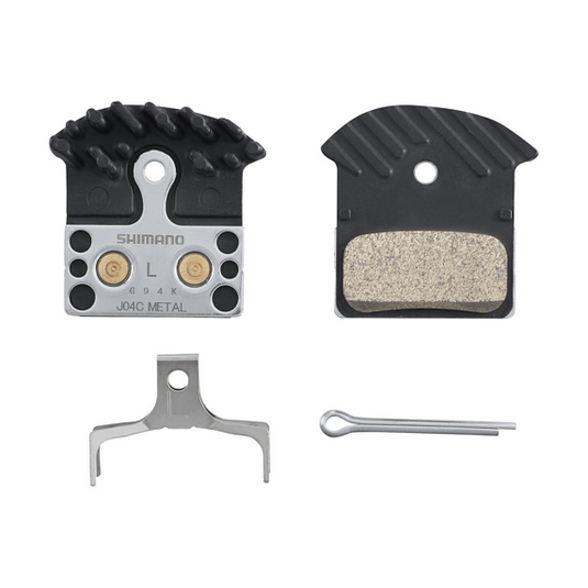 Plaquettes de frein Shimano Métal J04C avec Refroidisseur