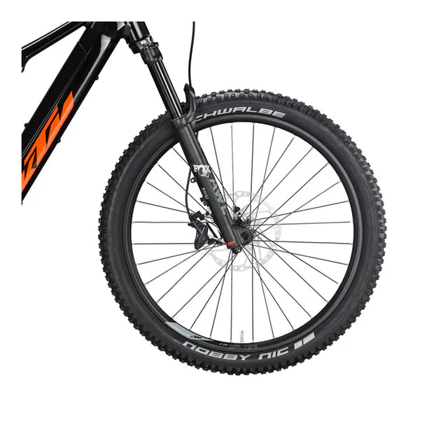 Chargez l'image dans la visionneuse de la galerie, VTT Électrique KTM Macina Lycan 771 Bosch CX 750Wh Noir/Orange Cadre Vélo Droit
