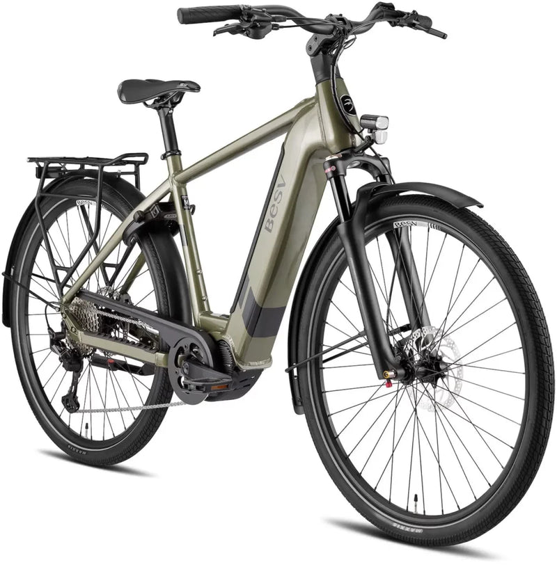 Chargez l&#39;image dans la visionneuse de la galerie, VAE BESV TR 1.1 LS SO Step Kaki Métallique 720 Wh Moteur Shimano
