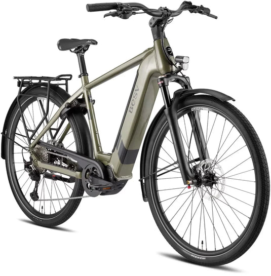 VAE BESV TR 1.1 LS SO Step Kaki Métallique 720 Wh Moteur Shimano