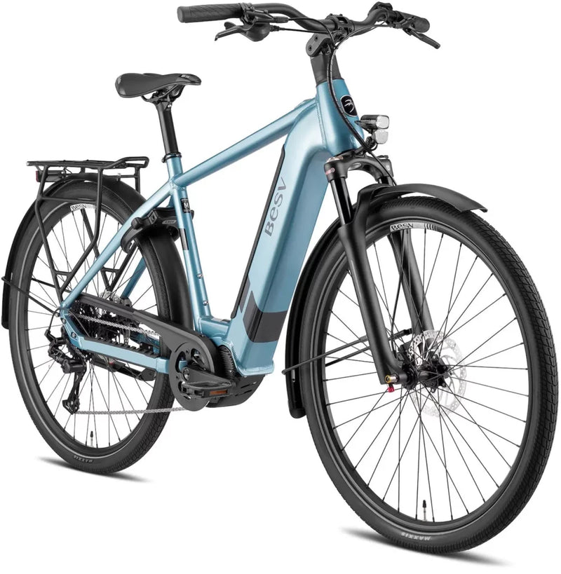 Chargez l&#39;image dans la visionneuse de la galerie, VAE BESV TR 1.2 MY23 SO Step Bleue Métallique 630 Wh Moteur Shimano
