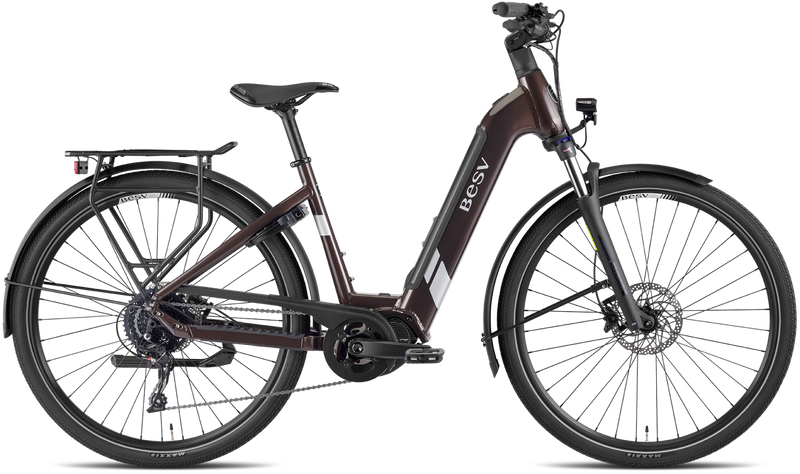 Chargez l&#39;image dans la visionneuse de la galerie, VAE BESV TR 1.3 MY23 LS Step Umbra Métallique 630 Wh Moteur Shimano
