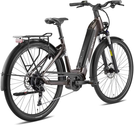 VAE BESV TR 1.1 LS Step Kaki Métallique 720 Wh Moteur Shimano