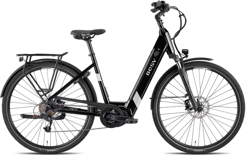Chargez l&#39;image dans la visionneuse de la galerie, VAE BESV TR 2.1 LS Step Noire 504 Wh Moteur Shimano
