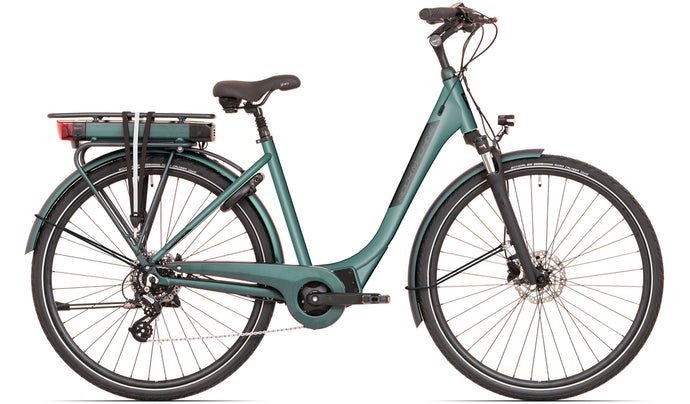 Vélo City E-bike ROCKMACHINE Citryde E200SD Taille 44(M) Vert Batterie 500Wh
