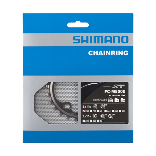 Plateau Shimano entraxe (64/96) 11 Vit 26 dts 4 Branches XT-FC-M8000
