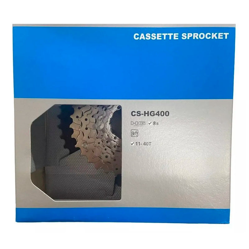 Chargez l'image dans la visionneuse de la galerie, Cassette Route/VTT 8 Vitesses Shimano Hyperglide 11x40 CS-HG400
