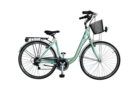 Vélo City Central Park 28" Mixte 18 Vitesses