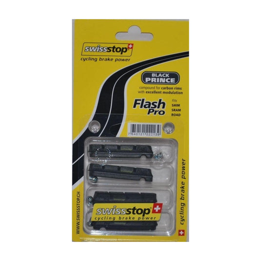 Patin de frein Swissstop Flash Pro adaptable jante Carbone Shimano